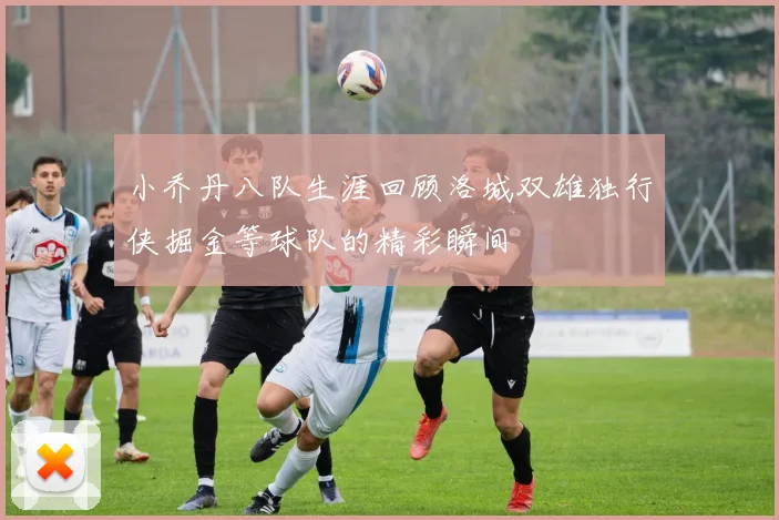 小乔丹八队生涯回顾洛城双雄独行侠掘金等球队的精彩瞬间